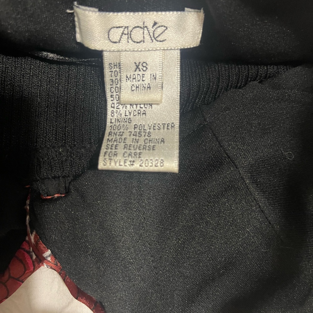 Cache Halter Top Black And Multi Color Size Cds - image 2